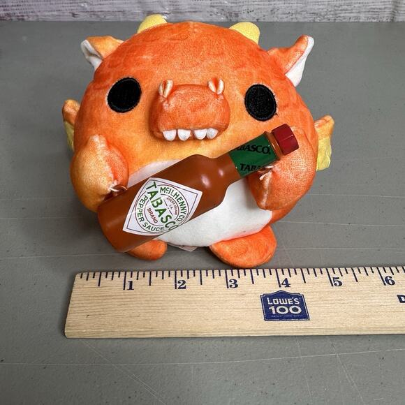 Zuru Snackles Felix Tabasco Dragon 5 inch Mini Brands Stuffed Plush Toy Soft - Picture 6 of 8